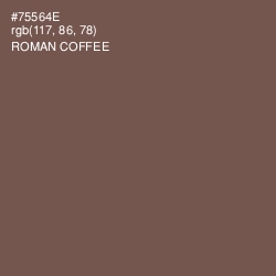 #75564E - Roman Coffee Color Image